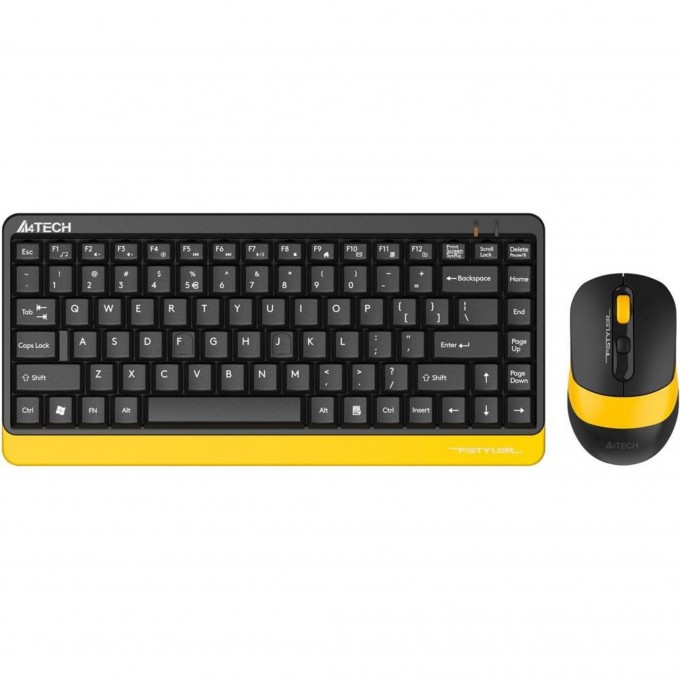 Клавиатура + мышь A4TECH FSTYLER FG1110 MULTIMEDIA USB беспроводная черно-желтые FG1110 BUMBLEBEE Клавиатура + мышь A4TECH FSTYLER FG1110 MULTIMEDIA USB беспроводная черно-желтые FG1110 BUMBLEBEE