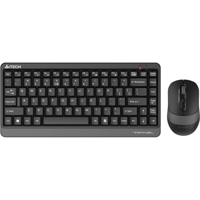 Клавиатура + мышь A4TECH FSTYLER FG1110 MULTIMEDIA USB беспроводная черно-серые FG1110 GREY Клавиатура + мышь A4TECH FSTYLER FG1110 MULTIMEDIA USB беспроводная черно-серые FG1110 GREY